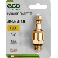 Адаптер пневмо ECO быстросъем. ПАПА х нар. резьба 1/4