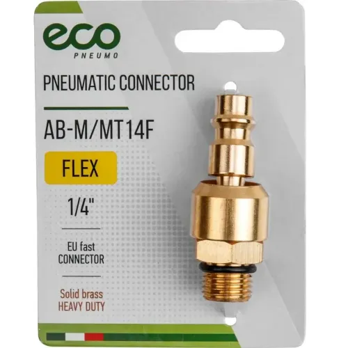 Адаптер пневмо ECO быстросъем. ПАПА х нар. резьба 1/4
