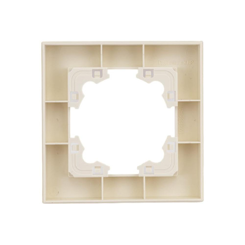 Рамка 1-пост Universal Афина сл.кость A0053-I