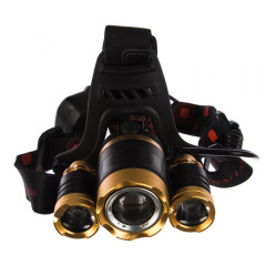 Фонарь налобный Ultraflash E1333 4W (акк.2x18650)4 реж, металл/черный(702989)