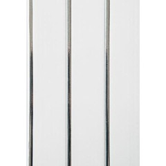 Панель ПВХ Т-Пласт 3-х секционная потолочная серебро 3,0*0,24*8мм