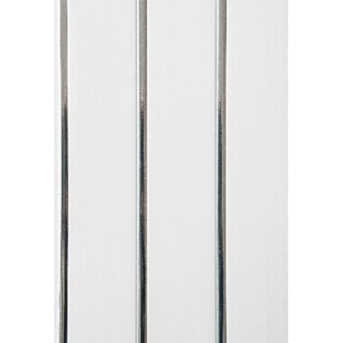 Панель ПВХ Т-Пласт 3-х секционная потолочная серебро 3,0*0,24*8мм