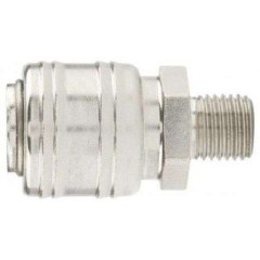 Адаптер пневмо STELS быстросъем. МАМА х нар. резьба 3/8