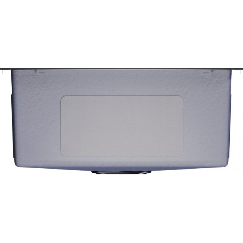 Мойка нерж. врезная MIXLINE PRO 50х50 тол. 3 мм, чёрный графит, с сифоном