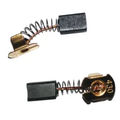 Щетки графитовые AEZ (№620) (7х7,4х10) Makita СВ-430, пружина, пятак-уши