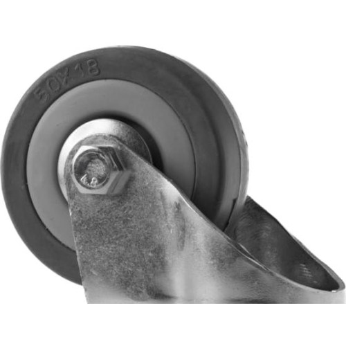 Опора поворотная колесная сер. рез. SCg 25  ф50мм, г/п-25кг