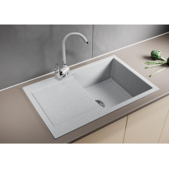 Мойка комп. MIXLINE МЛ-ГМ31 500х770x190мм, серая, сифон