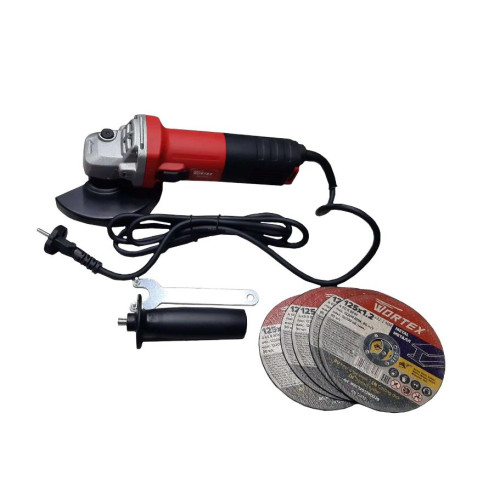 Машина углошлифовальная WORTEX 125мм AG1209-3 (*7)
