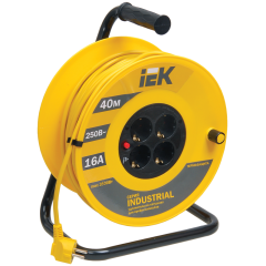 Удлинитель на катушке 4-мест. 40м 2P+E термоогр-м 16А 