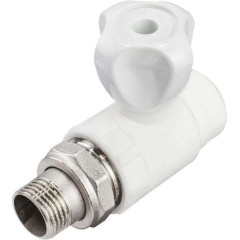 Кран шаровый п/п прямой для радиатора KALDE нар. резьба ф 25х1/2