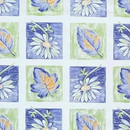 Пленка самоклеящаяся D&B 8м-45см 8083 (цветы и листья син) (20)