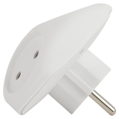 Разветвитель сетевой 3-м SPx-3-W без заземл. 10А бел. Эра Б0053481