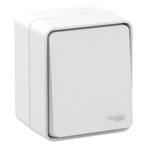 Переключатель проходной О/У 1-кл AtlasDesign Profi54 IP54 10AX бел. SchE ATN540161