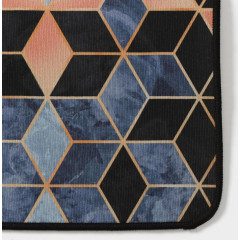 Набор ковриков для ванной и туалета 2шт ДОЛЯНА 50х80см+50х40см Бурлеск (5411412)