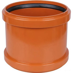 Муфта кан. наружная РЫЖАЯ ф 200