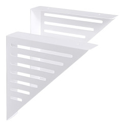 Полкодержатель 1-02 150*158*32*1,5мм белый(компл. 2шт)(КА-1060406)