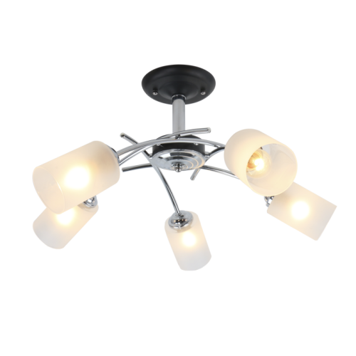 Светильник ASD/InHome AURA NEST-5E27-CH 5хЕ27 хром/матовый(964744)