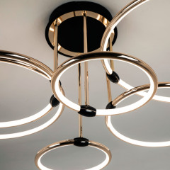 Светильник LED4U L3301-6 GD-BK