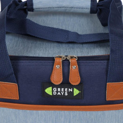 Термосумка Green Days 29,5х24,5х24,5см 16л Темно-синий с серым (360332)