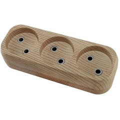 Колодка 3-пост. 2Р сосна 10А TDM SQ1806-0047