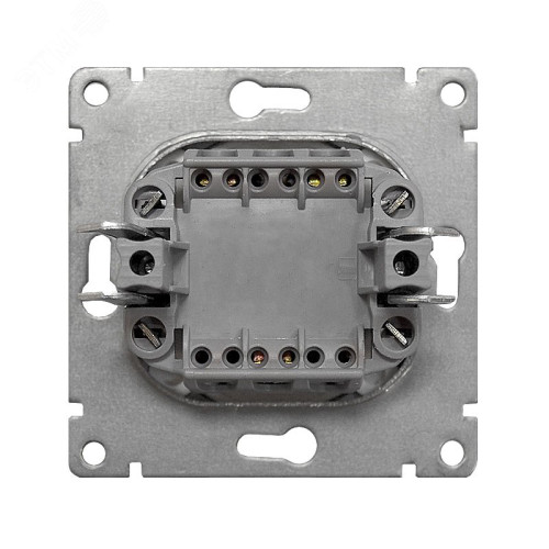 Переключатель 2-кл Universal Афина 10А белый A0026