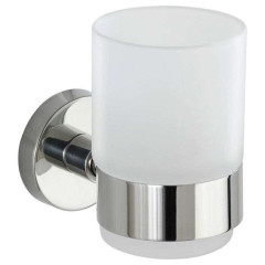 |Стакан для ванной с держателем FRAP F3806 стекло (клеящийся держатель)