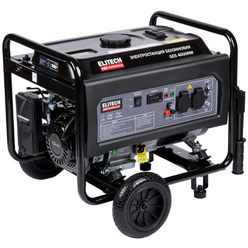 Генератор бензиновый ELITECH GES 4000RW