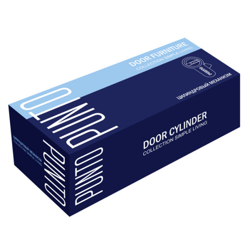 Мех. цилиндр PUNTO 110 (55*10*45) с вертушкой CP хром (48051)