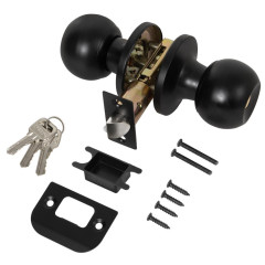 Защелка DK672/BL BL-ET (кл./фик.) черный (49515) (PUNTO)