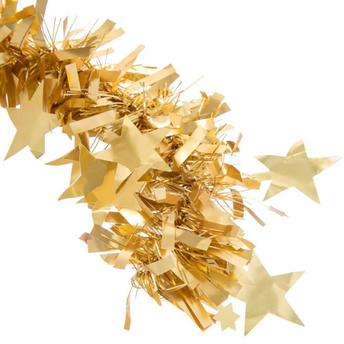Мишура 2,0м d=150/85мм со звездами, золото (SYMTB-171946 N.N)