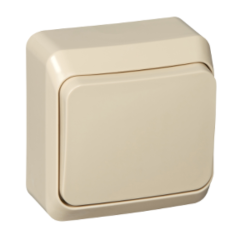 Выключатель О/У 1-кл ЭТЮД кремовый BA10-001K (67448)