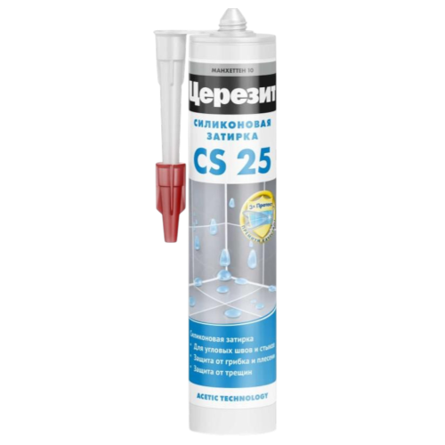 Затирка Церезит CS25 силикон. Для стыка манхеттен