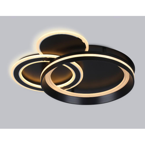 Светильник AMBRELLA FA8515/3 BK 143W 3000K-6400K d500 черный