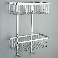 Полка для ванной комнаты FRAP F353-1 2-х ярусная