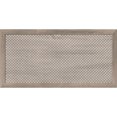 Радиаторная вентиляционная решетка из МДФ STELLA Глория 120*60 дуб винтаж