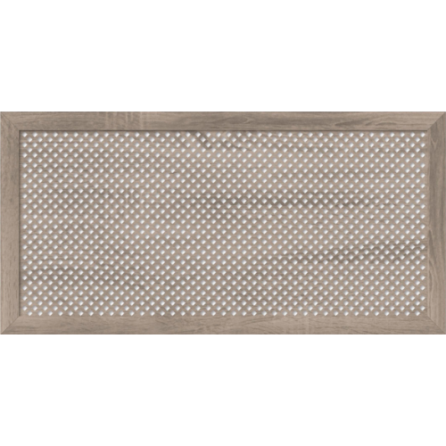 Радиаторная вентиляционная решетка из МДФ STELLA Глория 120*60 дуб винтаж