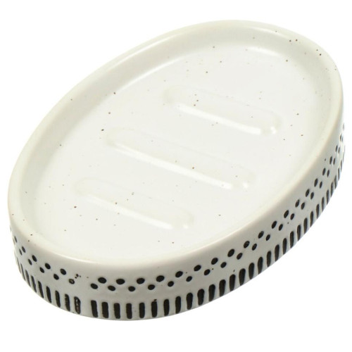 Мыльница Геометрия, керамика, белая, CE2571AA-SD (395686)