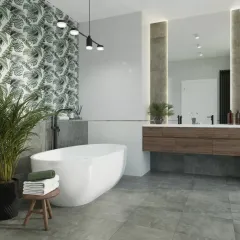 Плитка облицовочная 300*600*8,5 Ликаон Декор Папоротник, глянец (TP3600H) (в уп. 1,8 м2)