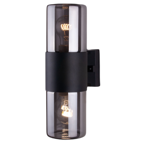 Светильник уличный ES 35125/D Roil чёрный/дымчатый