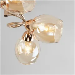 Светильник EUROSVET 30171/6 золото(16м2)