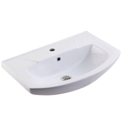 Умывальник мебельный 60 Элеганс с отв., белый