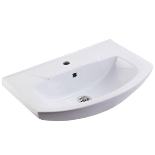 Умывальник мебельный 60 Элеганс с отв., белый