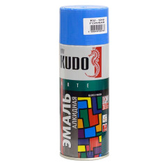 Эмаль аэрозольная KUDO унив ГОЛУБАЯ 520мл RAL 5012 KU-1010