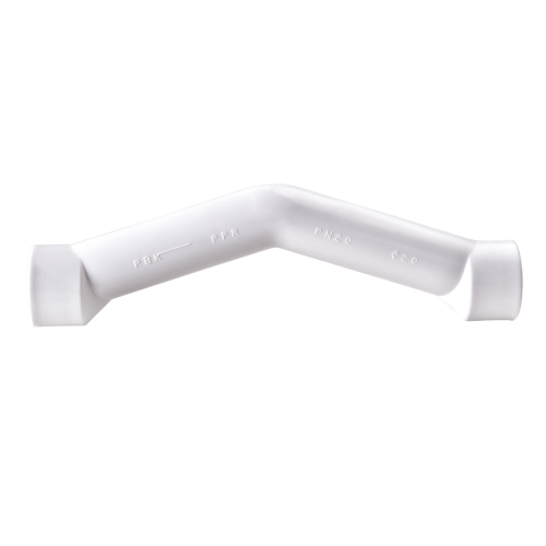 Обводное колено п/п KALDE ф 25 с муфтами