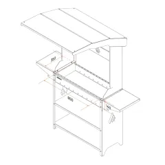 Мангал GRATAR Professional Standart Roof PSR3000