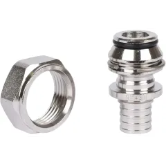 Евроконус для PEX трубы аксиальный никелированный GAPPO ф 16х2.2 мм