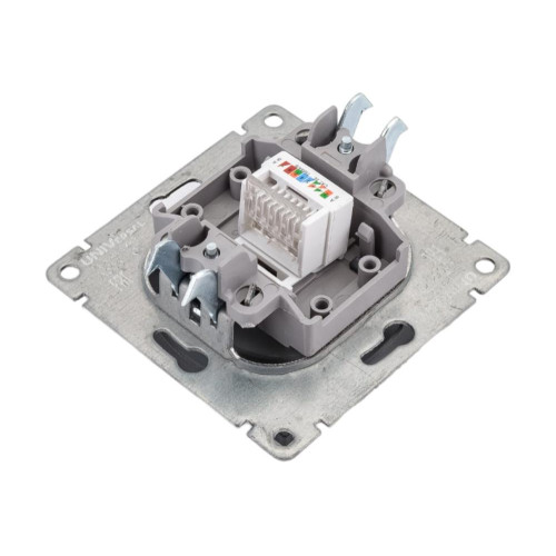 Розетка PC UNIVersal Афина графит A0051-Gr