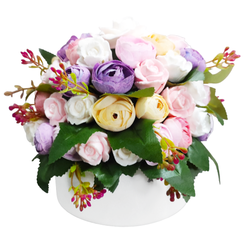 Ваза FLOWERY FL.008.WH.С DG В180 Н200