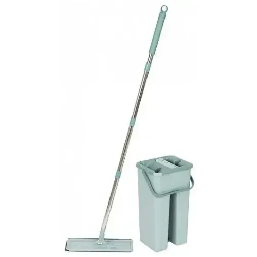 Швабра РЫЖИЙ КОТ CLEAN HANDS ведро с отжимом, швабра, насадки 310459 (227408)