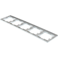 Рамка 5-пост.GLOSSA алюм. GSL000305